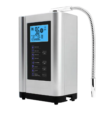 Alkaline and Hydrogen Water Ionizer Machine Silver,Water Filtration System for Home,